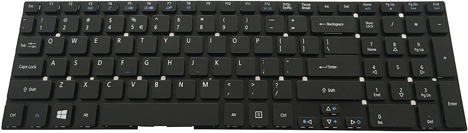Wistar Laptop Keyboard Compatible for Acer Aspire 5755 5755G 5830 5830G 5830T 5830TG V3-551 V3-531 V3-571 V3-771 V3-772 E1-522 E1-530 E1-532 E1-570 E1-771 E5-511 ES1-512, Gateway NV55S NV57H